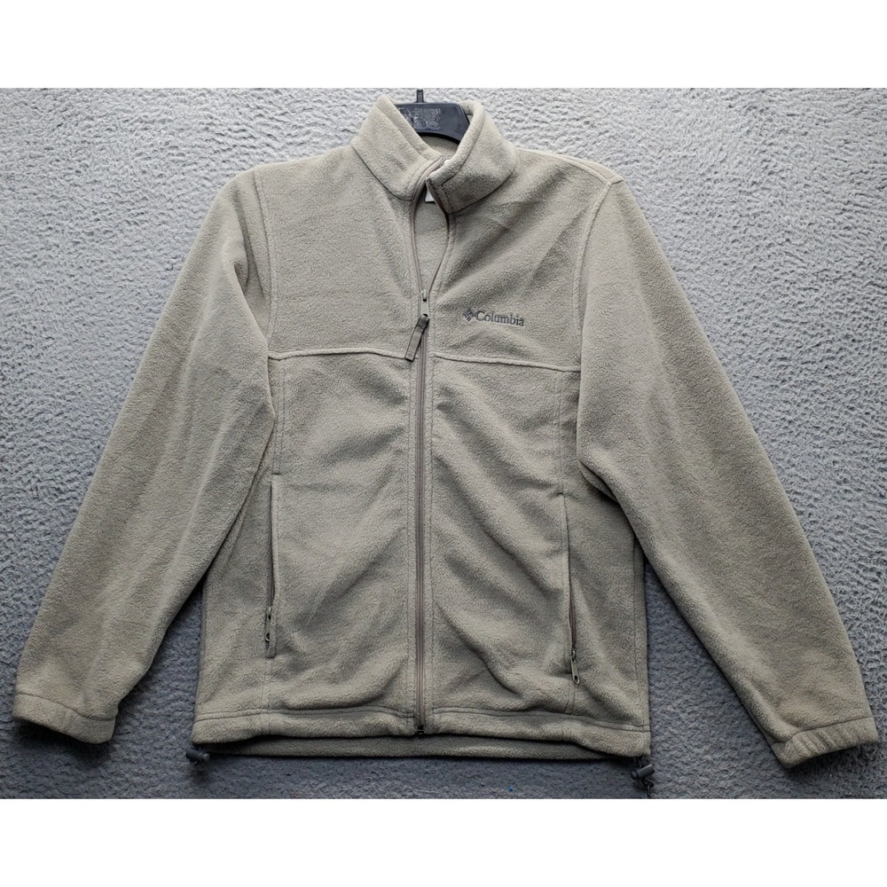 Columbia Steens Mountain‎ 2.0 Fleece Jacket Mens Small Brown Soft Cozy Full Zip